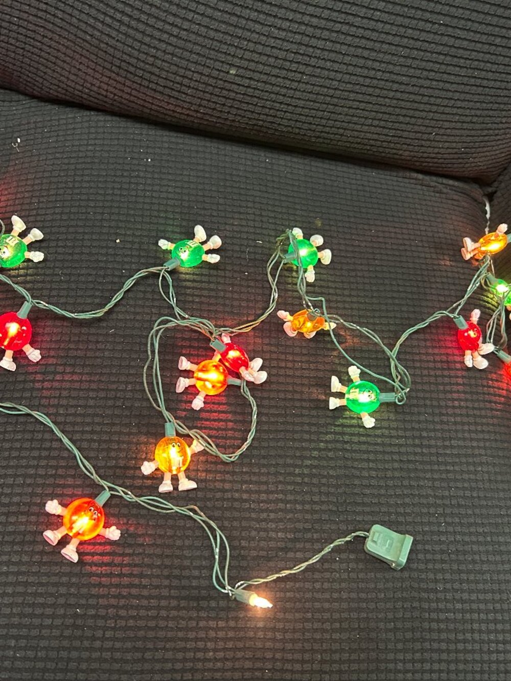Vintage String of M&M Lights